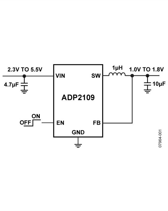ADP2109典型设计图一