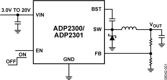 ADP2301典型设计图一